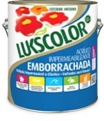Tinta Lukscolor Acrílico Impermeabilizante Emborrachada