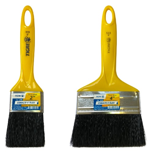 Kit Pincéis Pincel Trincha Para Pintura Pintar 2" 4" Tigre