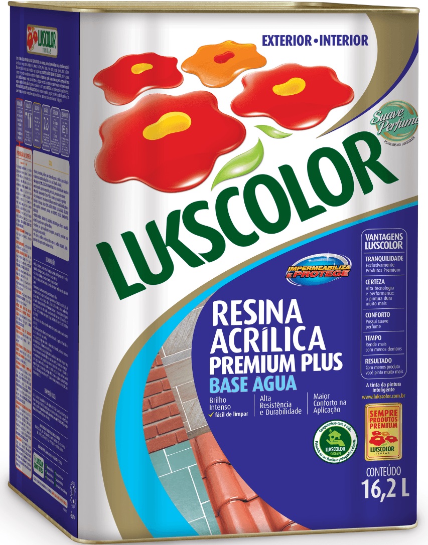 Lukscolor Resina Acrílica Premium Plus - Base Água